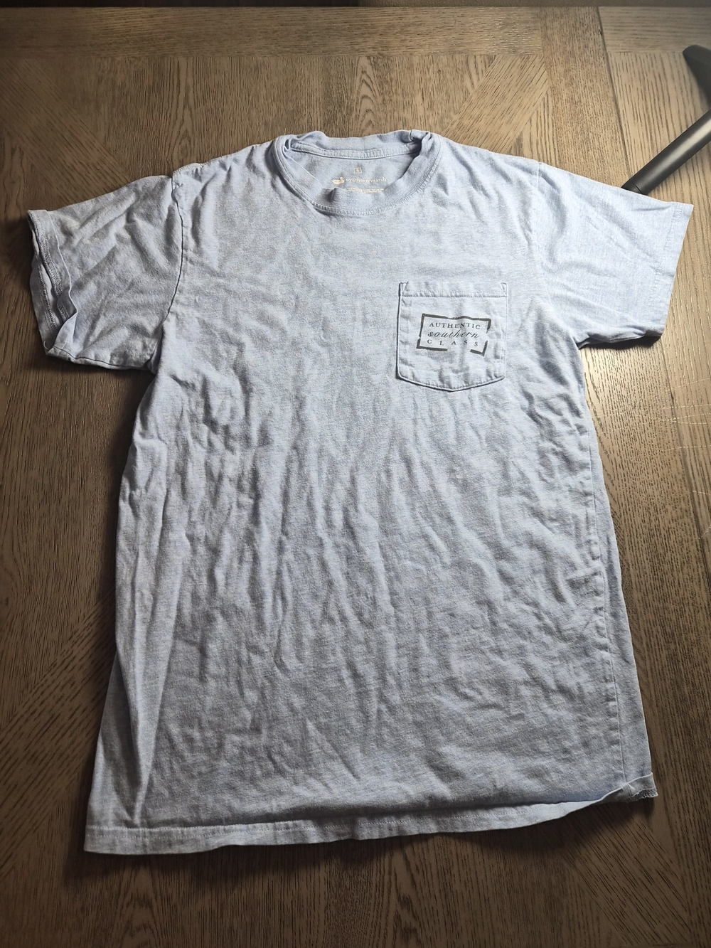 Southern Marsh Light Blue Pocket Tee